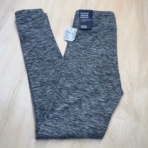 DSG Girls Cold Weather Compression Mid Rise Tight Pure Black Spacedye Size L 14